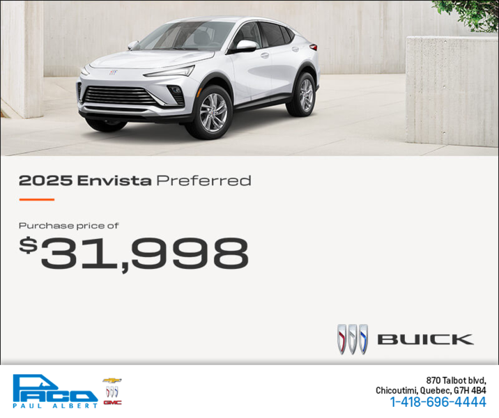 Get the 2025 Buick Envista