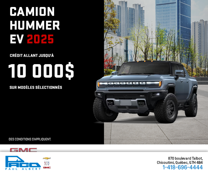 Le GMC Camion Hummer EV 2025