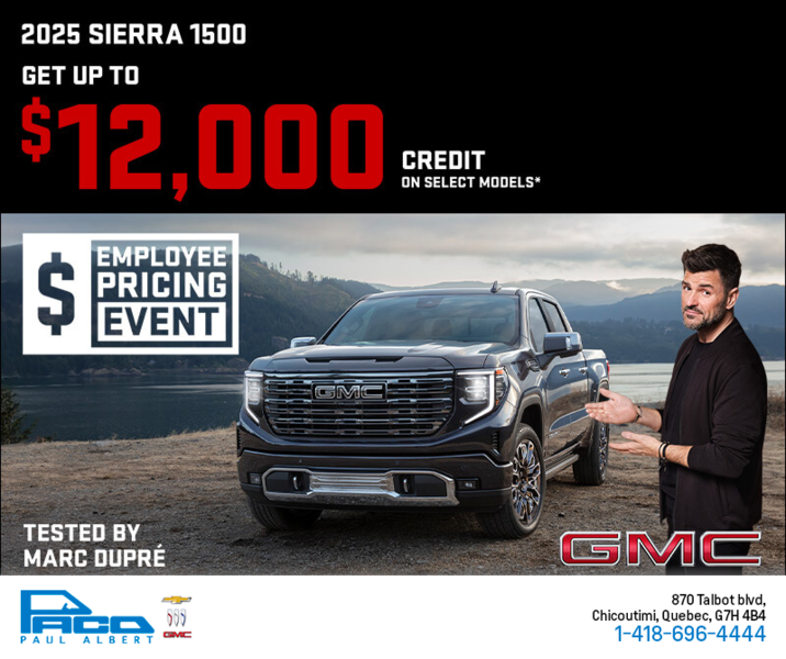 The 2025 GMC Sierra 1500