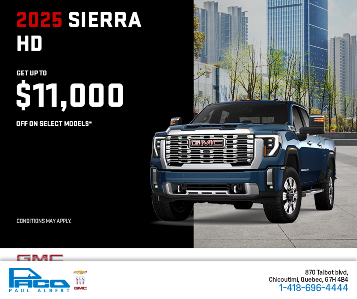 The 2025 GMC Sierra 2500