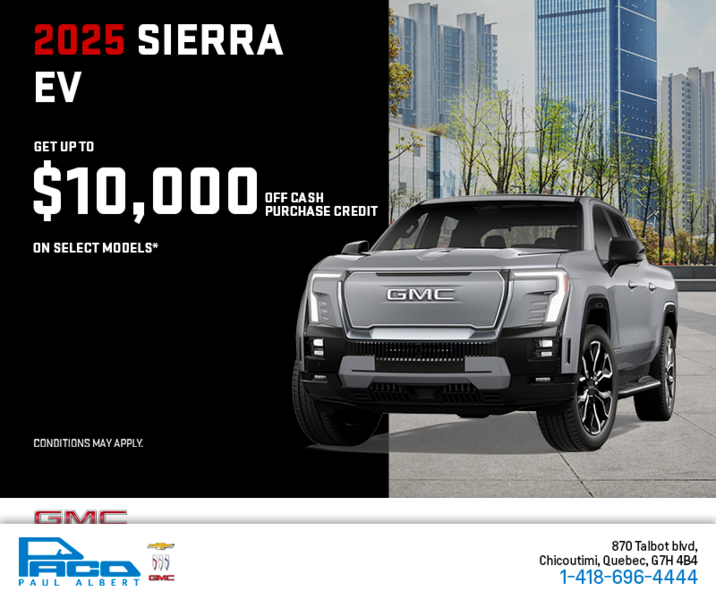 The 2025 GMC Sierra EV