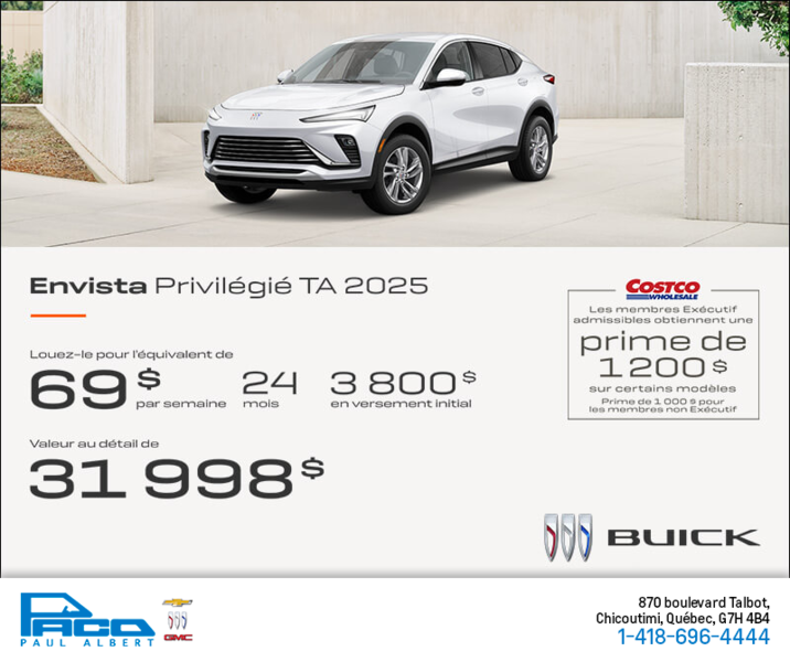 Procurez-vous la Buick Envista 2025