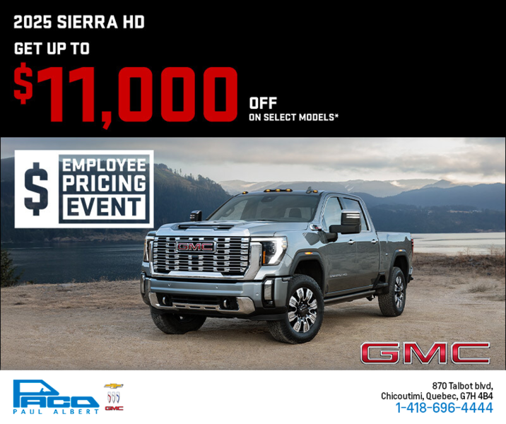 The 2025 GMC Sierra 2500