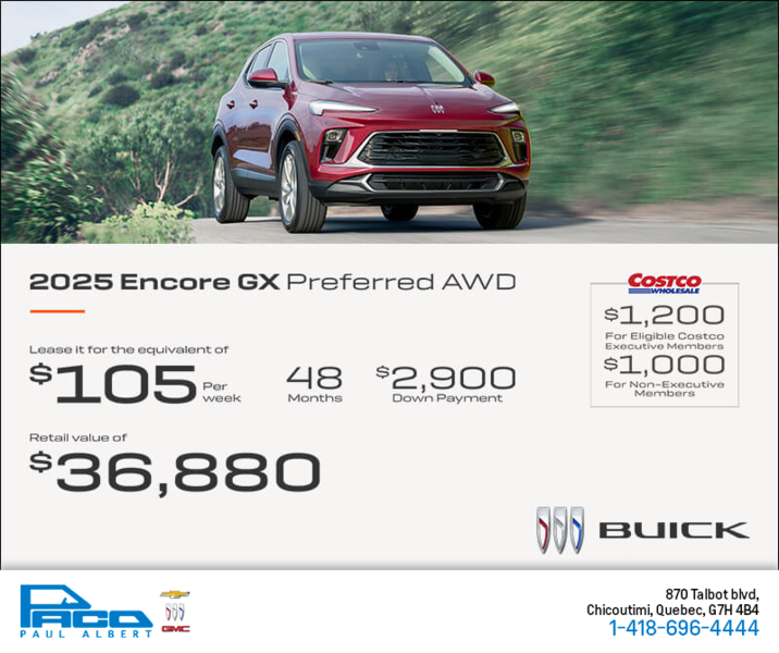 Get the 2025 Buick Encore GX