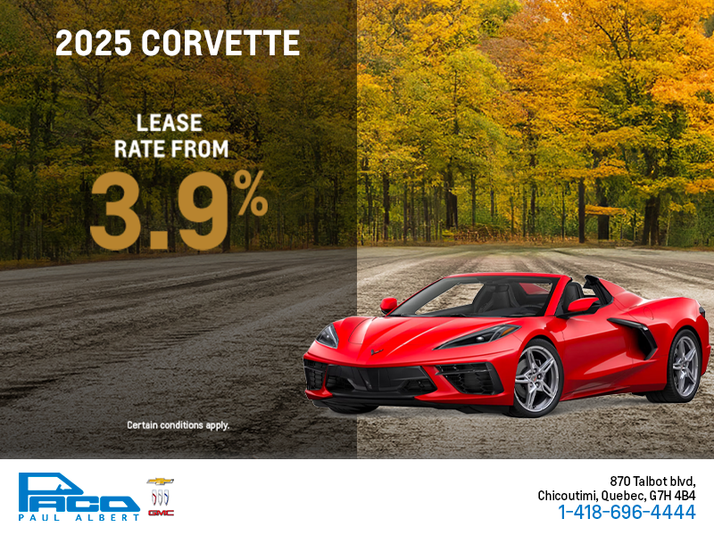Get the 2025 Chevrolet Corvette