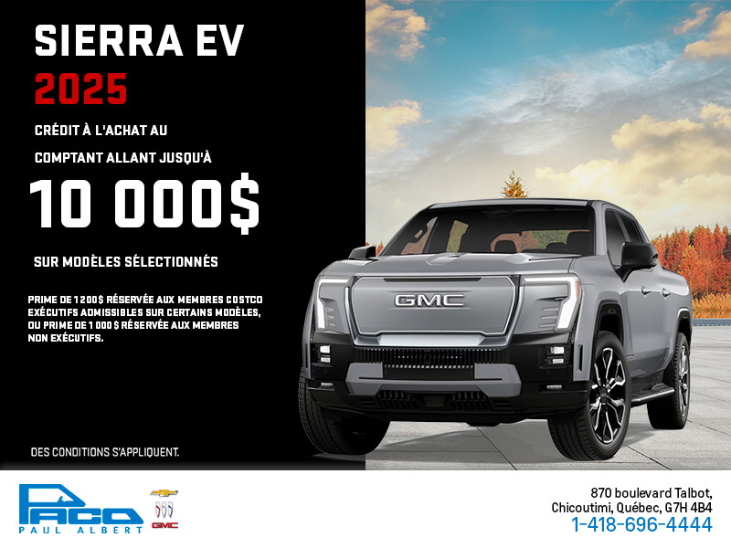 Le GMC Sierra EV 2025