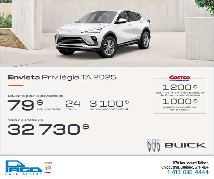 Procurez-vous la Buick Envista 2025