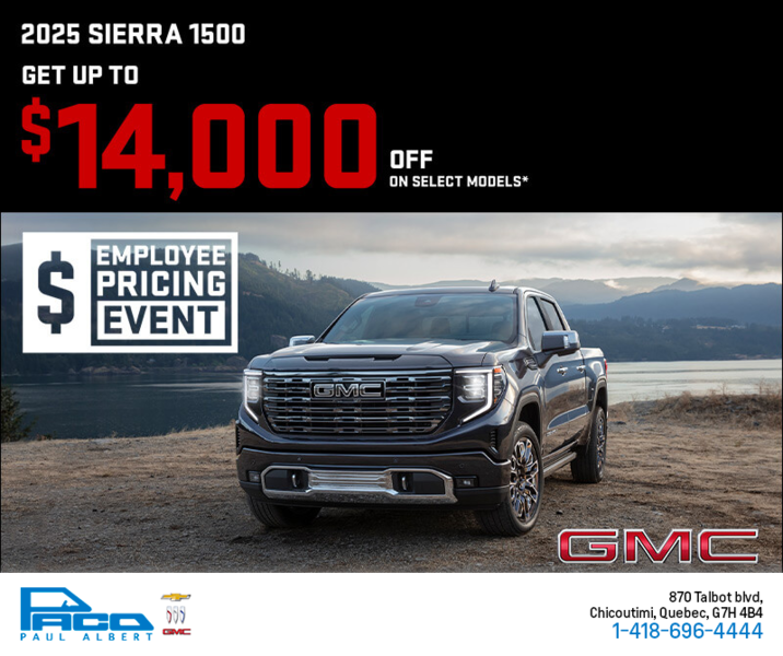 The 2025 GMC Sierra 1500