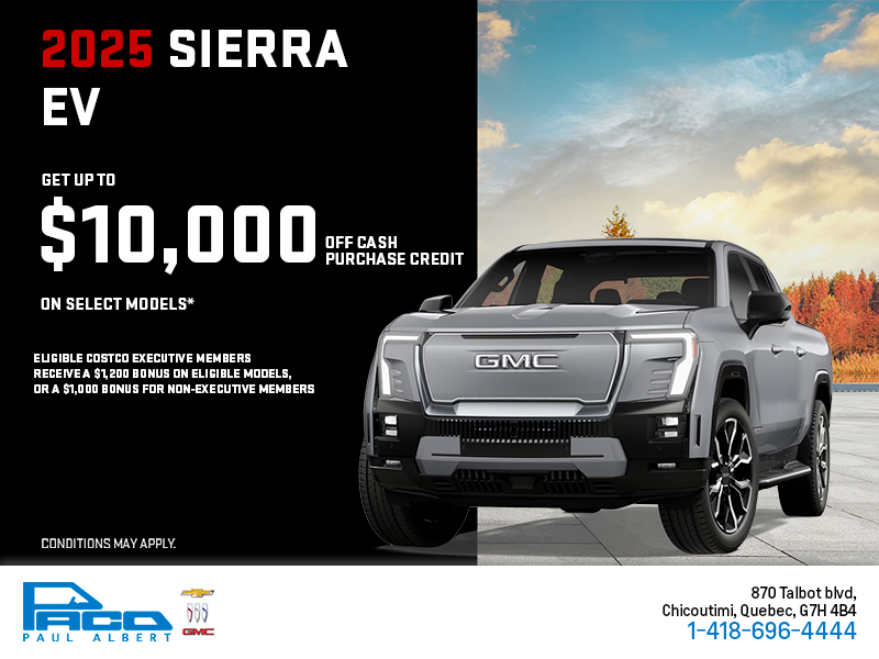 The 2025 GMC Sierra EV