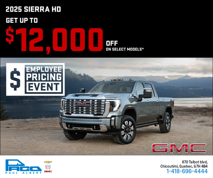 The 2025 GMC Sierra HD