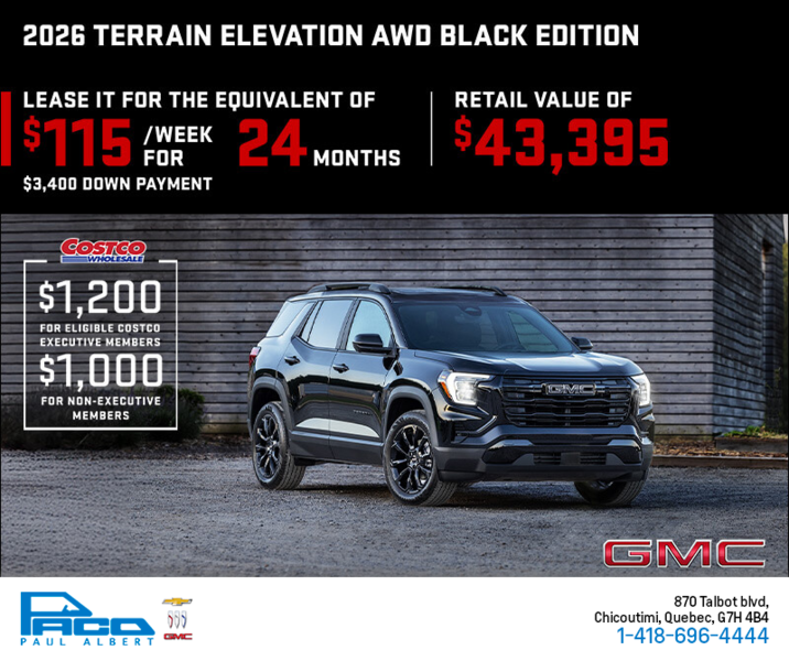 The 2026 GMC Terrain