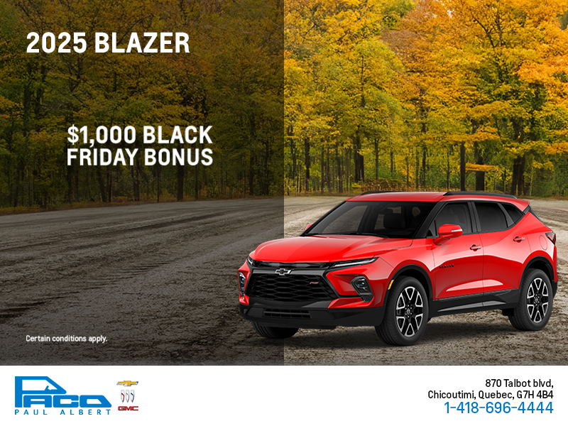 Get the 2025 Chevrolet Blazer