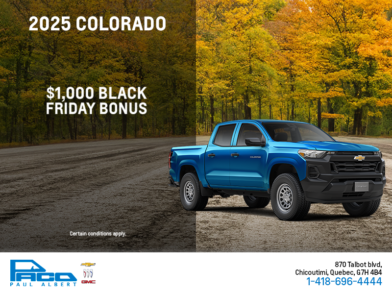 Get the 2025 Chevrolet Colorado