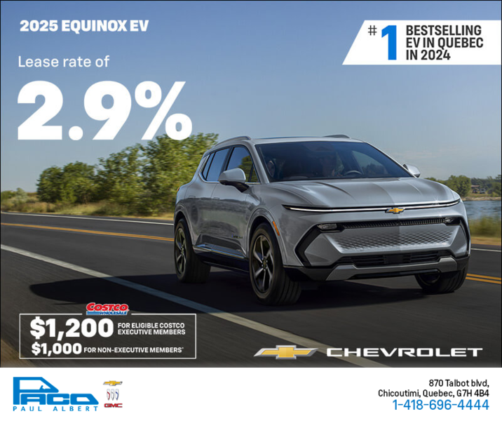Get the 2025 Chevrolet Equinox EV