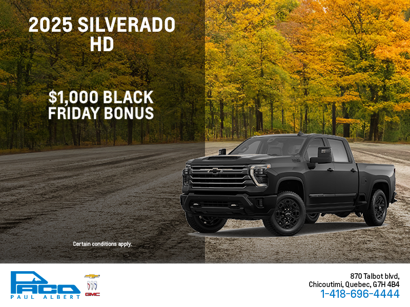 Get the 2025 Chevrolet Silverado HD