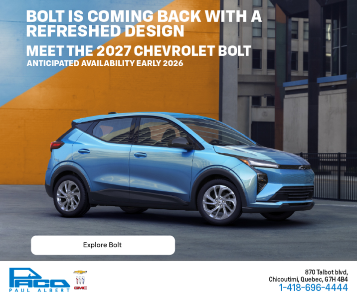 Get the 2027 Chevrolet Bolt