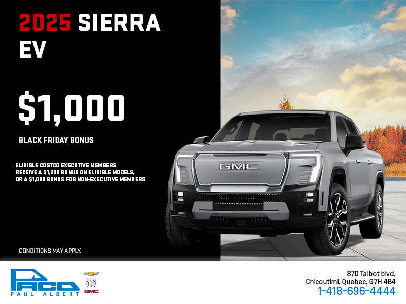 The 2025 GMC Sierra EV