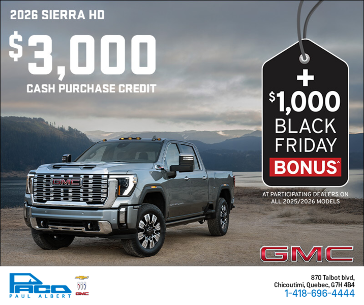 The 2026 GMC Sierra HD