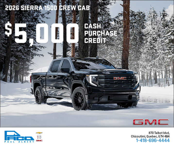 The 2026 GMC Sierra 1500