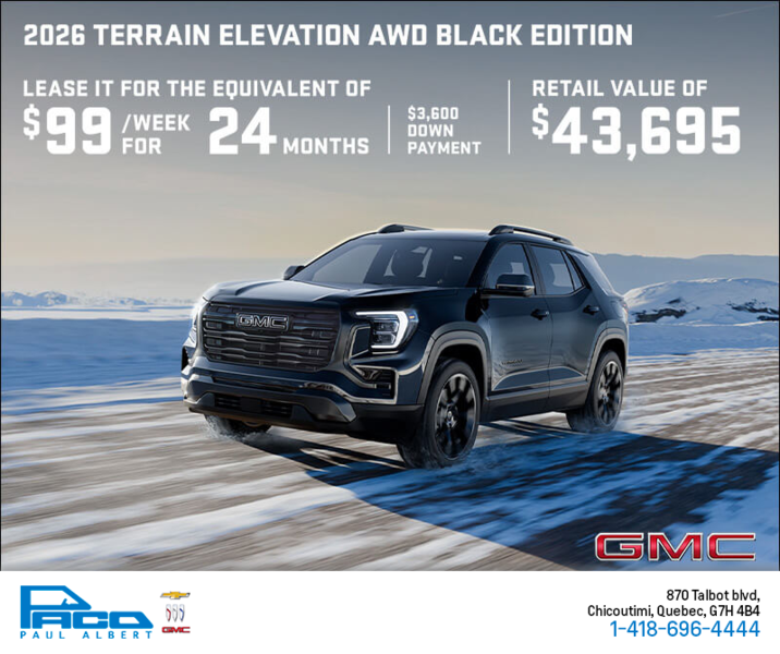 The 2026 GMC Terrain