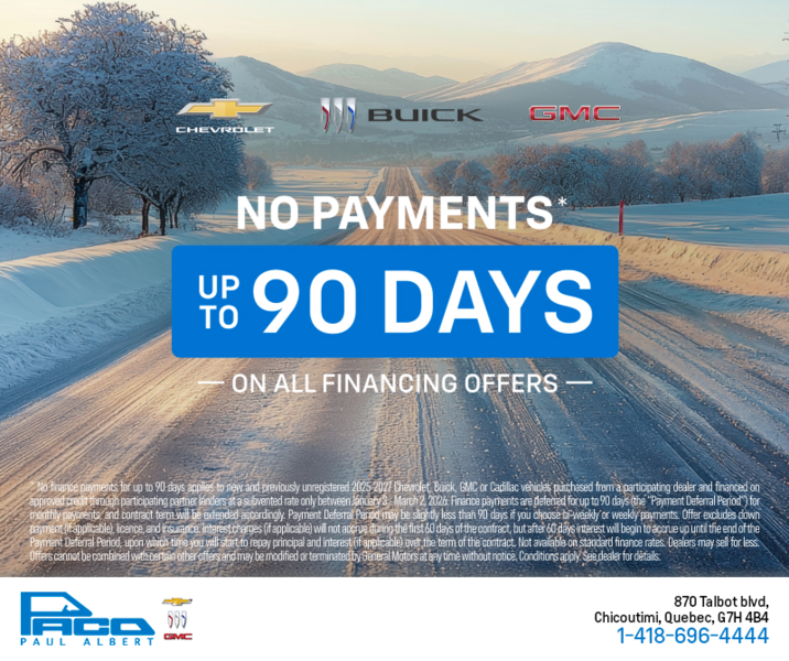 Chevrolet 90 Days Event!