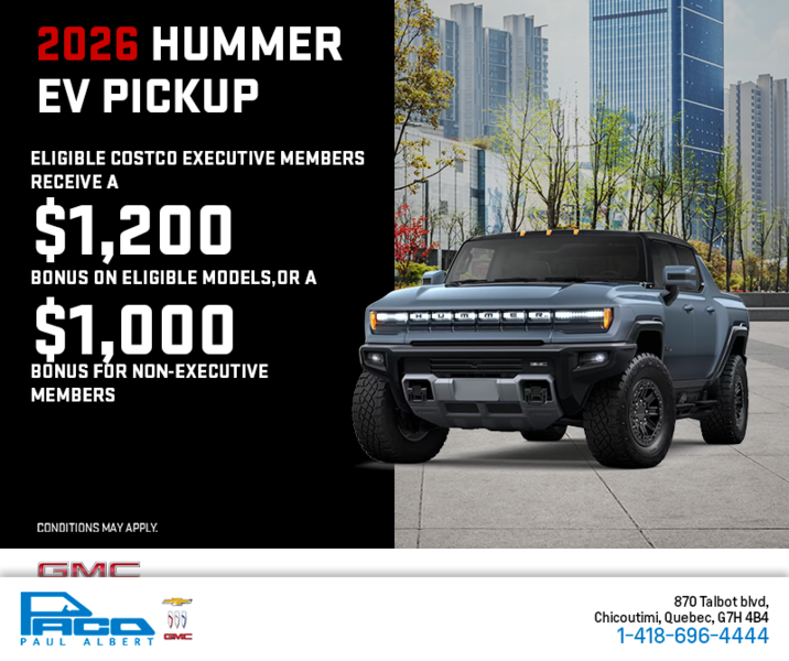 The 2026 GMC Hummer EV Pickup