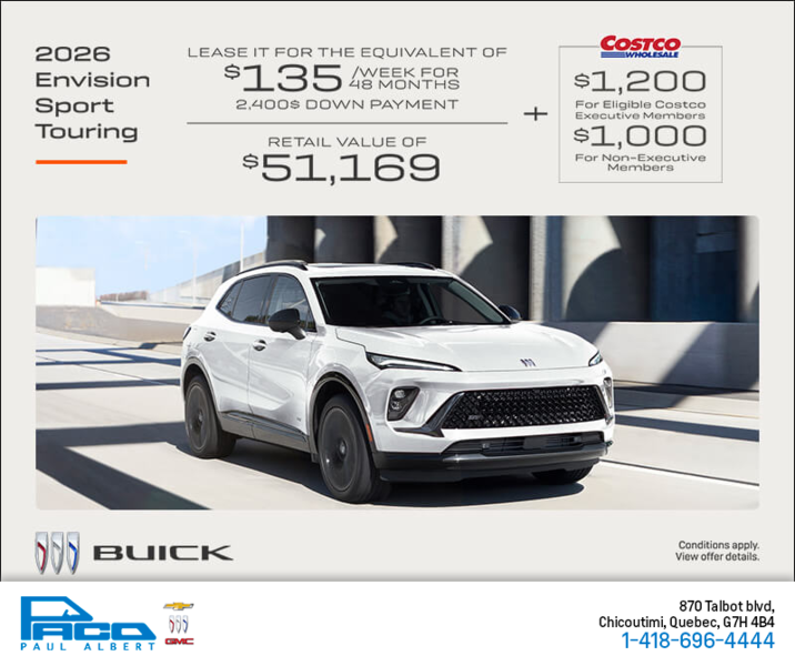 Get the 2026 Buick Envision