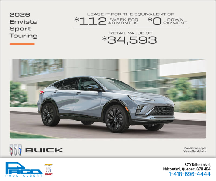 Get the 2026 Buick Envista