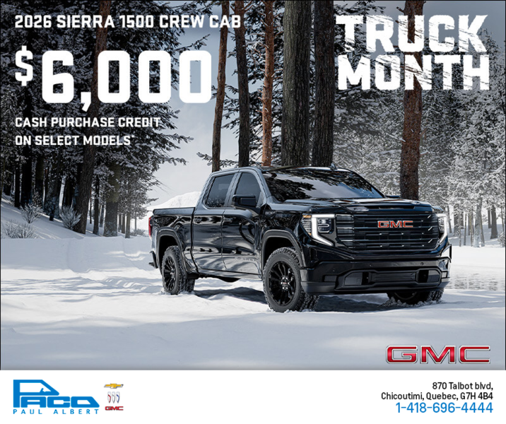 The 2026 GMC Sierra 1500 Crew Cab