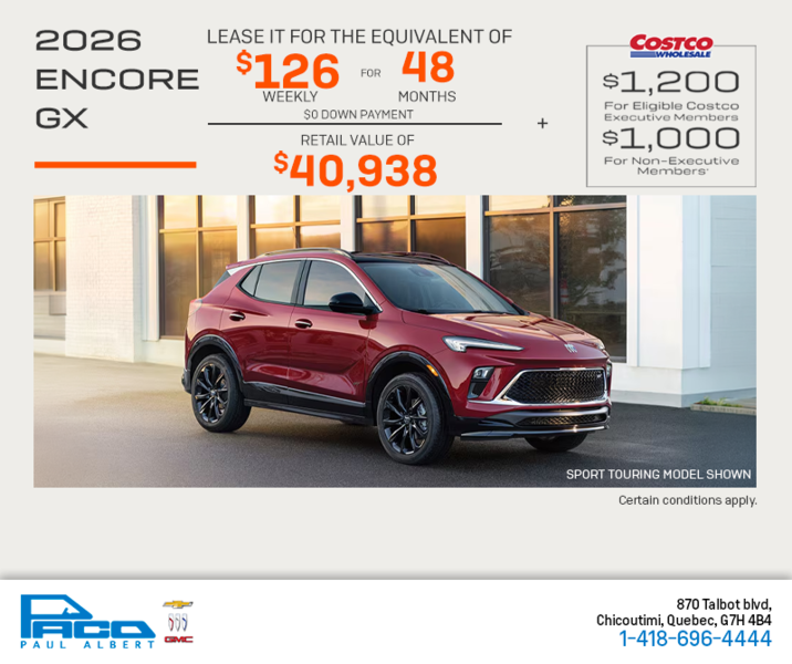 Get the 2026 Buick Encore GX