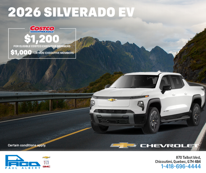 Get the 2026 Chevrolet Silverado EV