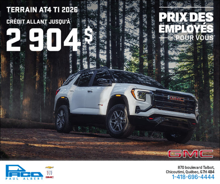 Le GMC Terrain 2026