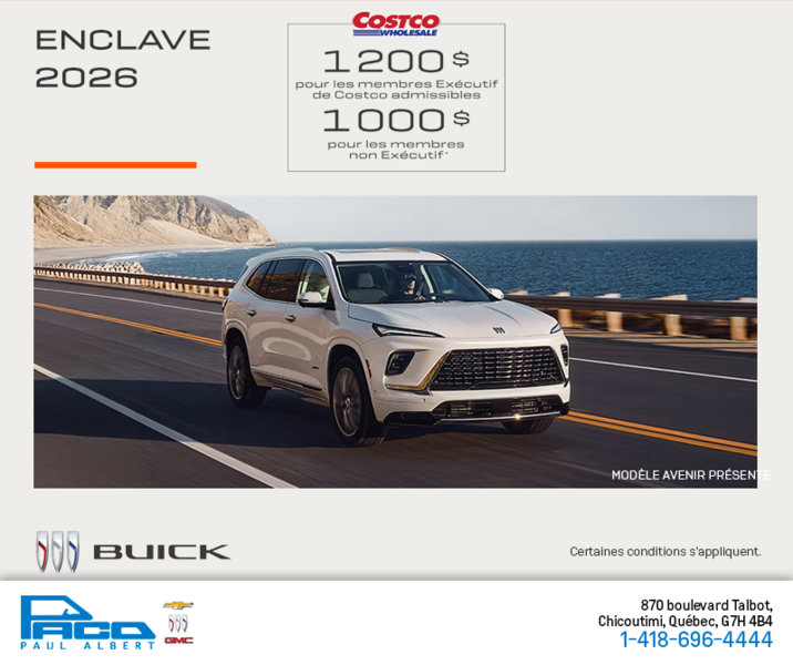 Procurez-vous la Buick Enclave 2026