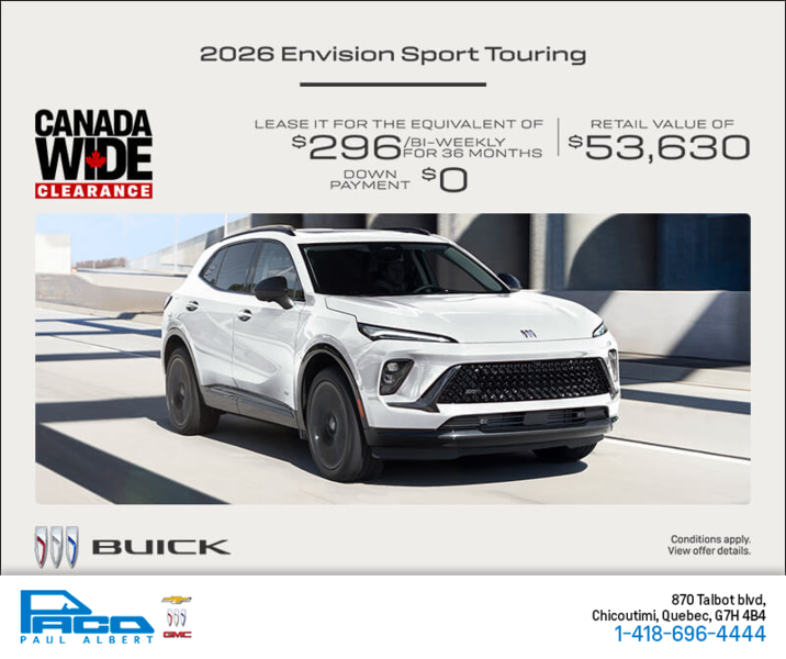 Get the 2026 Buick Envision