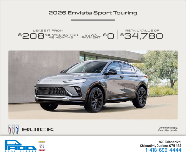 Get the 2026 Buick Envista