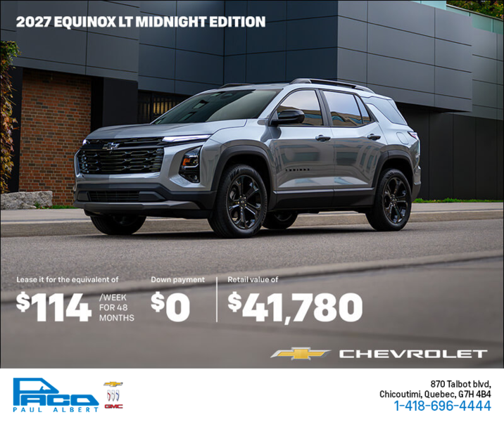 Get the 2026 Chevrolet Equinox