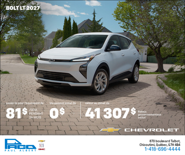 L'événement Chevrolet