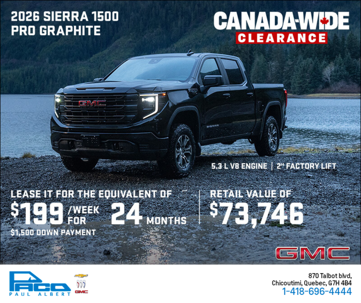 The 2026 GMC Sierra 1500 Pro Graphite Crew Cab