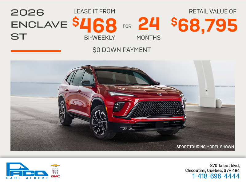 2026 Buick Enclave