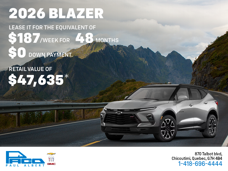 2026 Chevrolet Blazer