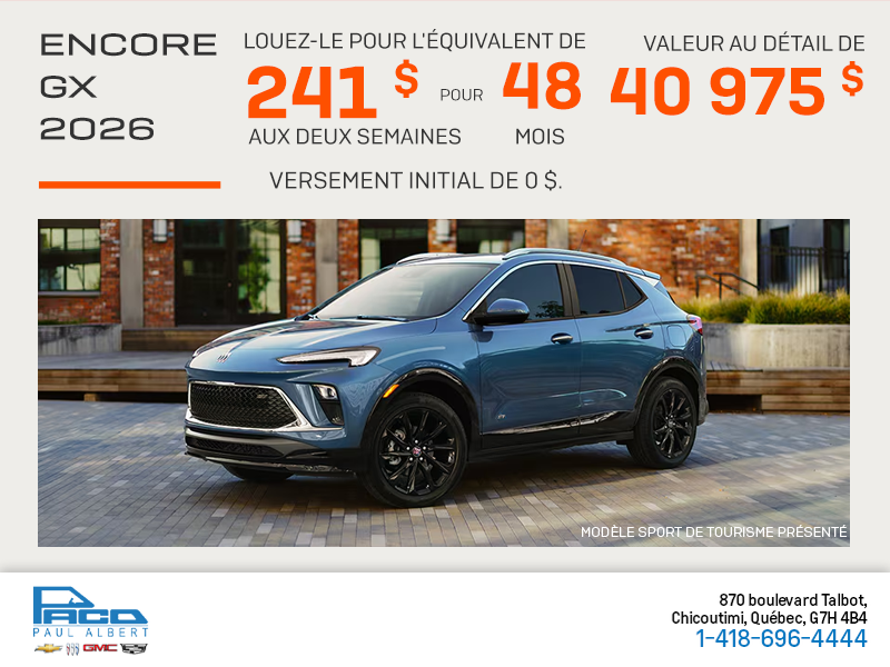 Buick Encore GX 2026