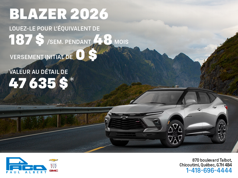 Chevrolet Blazer 2026