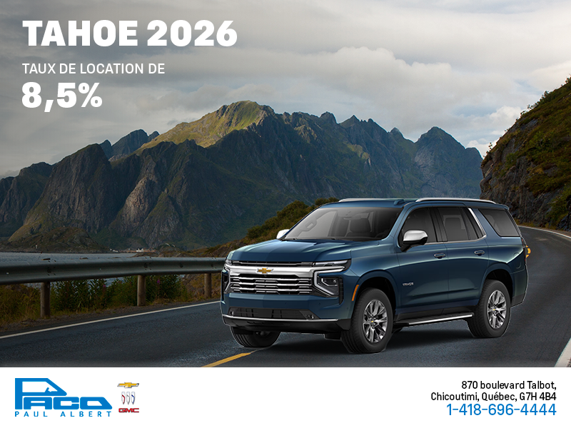 Chevrolet Tahoe 2026