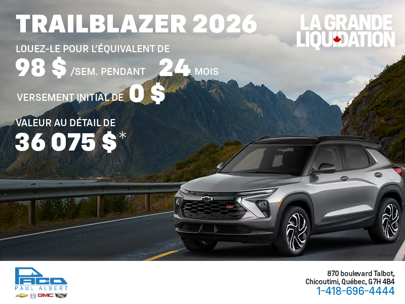 Chevrolet Trailblazer 2026
