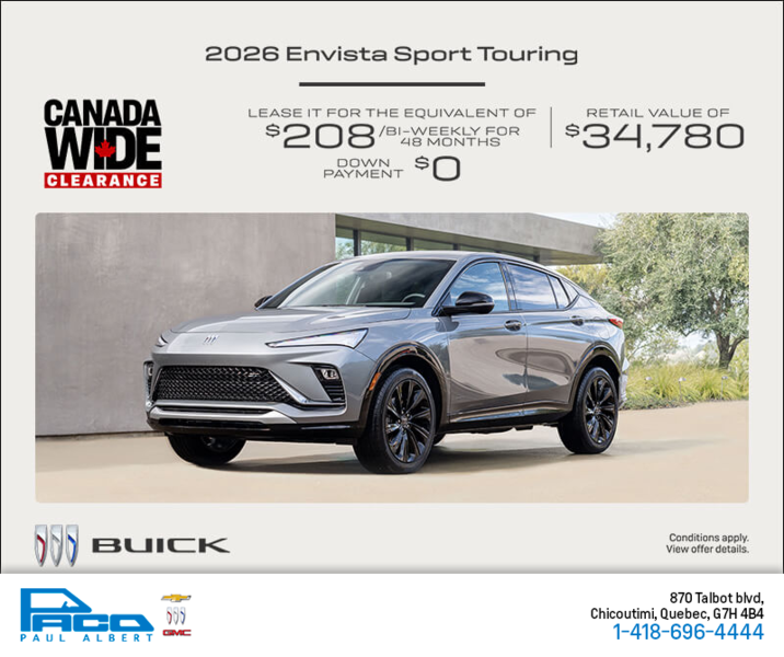 Get the 2026 Buick Envista