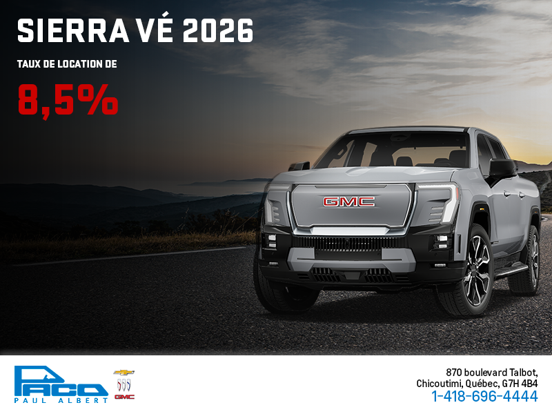 Le GMC Sierra EV 2026 
