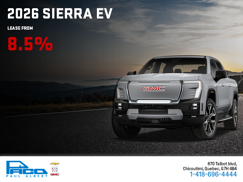 The 2026 GMC Sierra EV