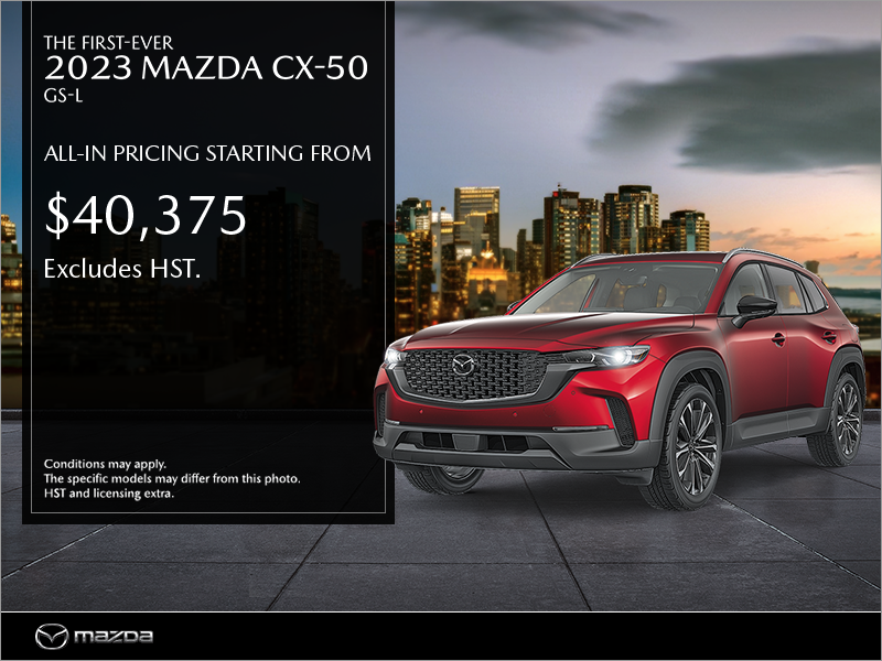 Get the 2023 Mazda CX-50 Today!