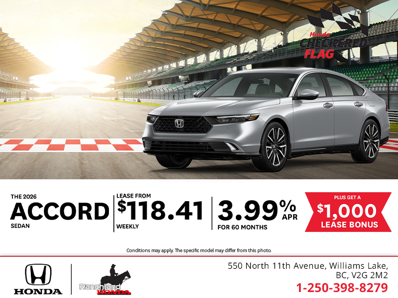 Get the 2026 Honda Accord!