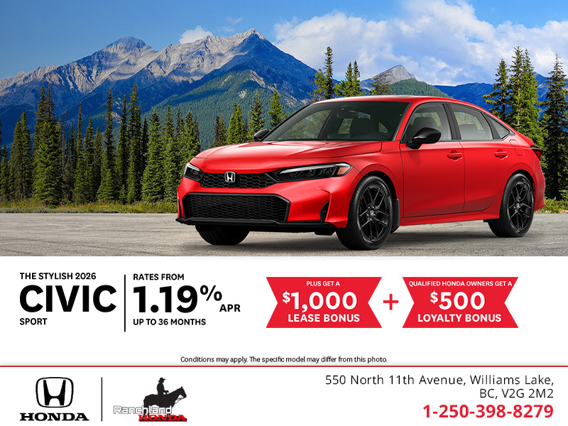 Get the 2026 Honda Civic!